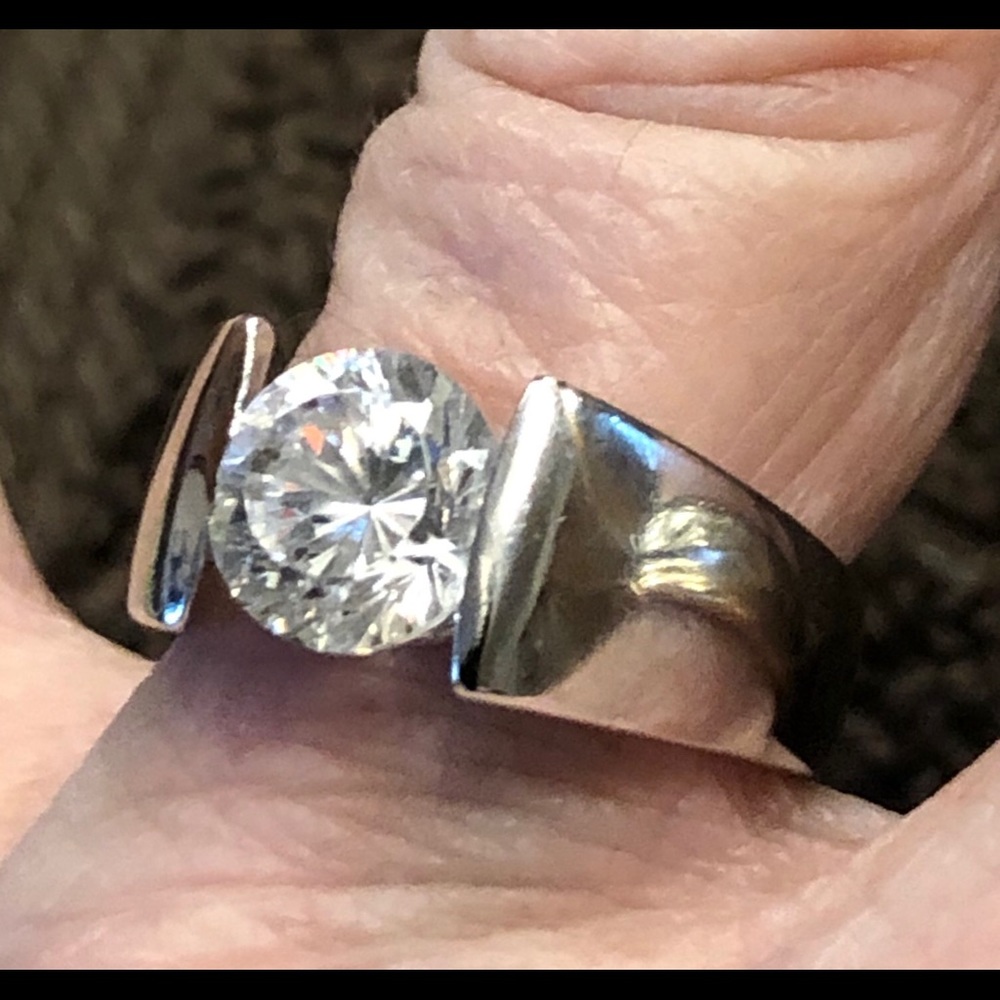 CZ Ring SS size 5